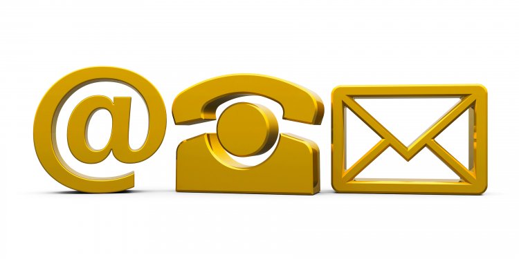 gold yellow symbols envelope @ telephone online fax service ringcentral